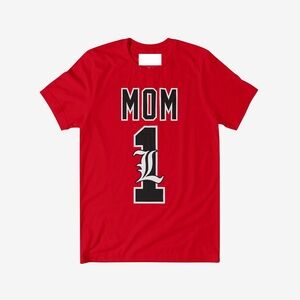 Louisville Cardinals Number 1 Mom T-Shirt
